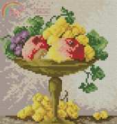 Hafty Polski 4023 Fruit Bowl Walnut