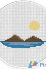 Daily Cross Stitch - Island