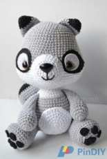 Es un Mundo Amigurumi - Sandra Droppelmann - Raccoonn - Spanish