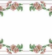 Apple blossom tablecloth from Lena Needlework (Лена Рукоделие) 07.2007 XSD