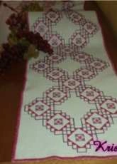 table runner straight stitch