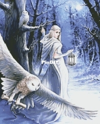 Girl with Owls by Natalia Pyshnograeva XSD