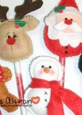 Chrys Altran-Felting Christmas Tips-Free Pattern/Portuguese