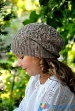 Fanciful Flower Beanie by Pelykh Natalie-Russian
