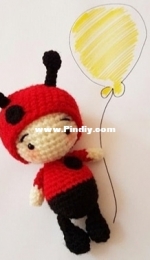 Nanafairycrafts - Nana Nana - Fefe The Baby Ladybug - Free