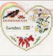 The Victoria Sampler IH-17 - Sweden International Hearts