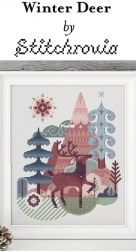 Stitchrovia - Winter Deer by Emma Congdon PCS + XSD
