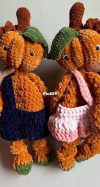Fluffy toy hugs _ pumpkin snuggler pattern _ English