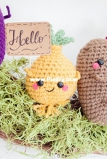 Yarrrnit - Luciana Caro - Alli the Onion Amigurumi - Free