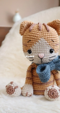 Pense Bonheur - Marina - Caramel the kitten - Caramel Le Chaton - English and French