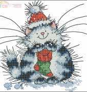 Anchor Margaret Sherry MSH0002 Christmas cat