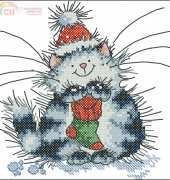 Anchor Margaret Sherry MSH0002 Christmas cat