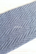 Hand knit scarf