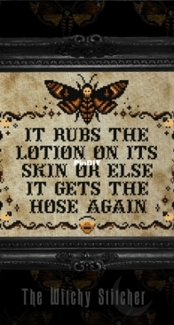 The Witchy Stitcher - It Rubs the Lotion
