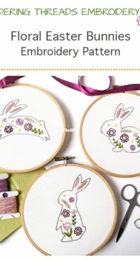 Wandering Threads - Floral Easter Bunnies