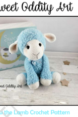 Sweet Oddity Art - Carolyne Brodie - Lulu the Lamb Crochet Pattern