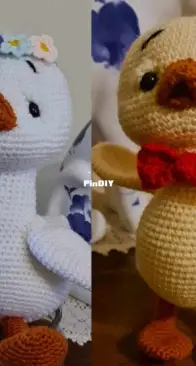 Crochet ducklings