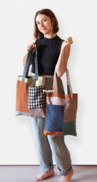 Matchy Matchy Sewing Club - Stash Pocket Tote