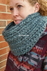 Rebekah Bowers - Cozy Woodland Cowl Scarf - Free