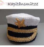 Ami loves Gurumi- K Godinez- Captains Hat- German and English- Free