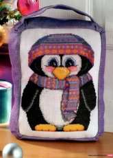 Polar Friend Penguin Door Stop by Rhona Norrie from Cross Stitch Crazy 171