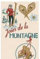 Les Brodeuses Parisiennes LBP - Torchon Joies de la montagne XSD