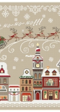 NARAxStitchPatterns -  Santa Claus Coming to Town