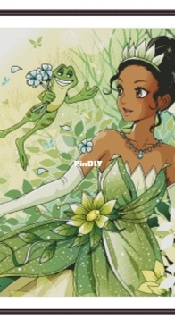 ZAnna Cross Stitch - Princess and The Frog