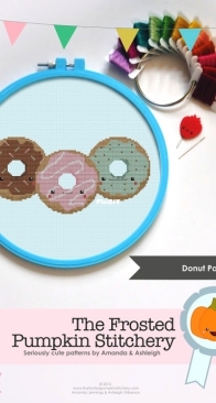 The Frosted Pumpkin Stitchery - Donut Pals PCS + XSD