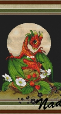 Strawberry Dragon by Nadezhda Kazarina / Nadi