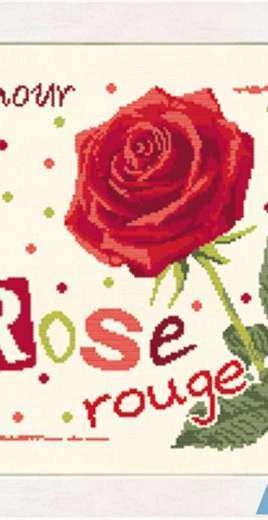 Lili Points J015 - La Rose Rouge