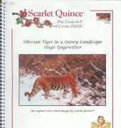Scarlet Quince UNG001 Siberian Tiger in a Snowy Landscape
