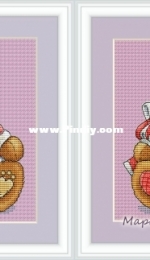 Christmas Bear Girl / Christmas Bear Boy by Maria Brovko
