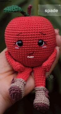 Rô Amigurumi - Rosâne Spera - Apple - Maçă - English - Translated