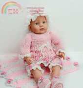 Maggies Crochet - Baby Melody Doll Set