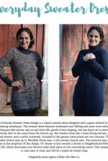 Everyday Sweater Dress by Annie Lupton - Boho Chic Fiber Co