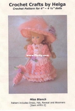 Crochet Crafts by Helga - Helga Kraft - PPV3 - Miss Blanch