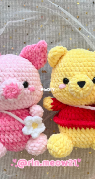 RIN Crochet - rin.meow21 - Linh Dang - Pooh and Friends