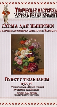 White Rabbit 017-17 - Bouquet with Tulip
