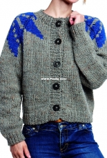 BC2245 Stjerne Cardigan by BC Garn Design Team - English, German, Danish - FREE