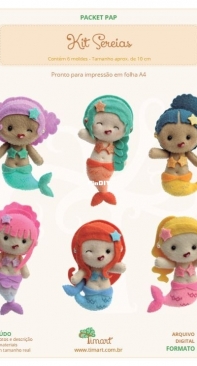 Timart - Kit Sereias - Mermaids - Portuguese
