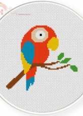 Daily Cross Stitch -  Cute Parrot