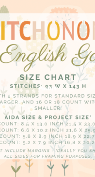 Stitchonomy - English Garden SAL complete