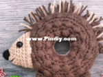 Oodles of Crochet Crafts - Rachel Zain - Doughnut Buddies - Hedgehog