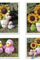 Mala Designs - Mandy Herrmann - Sunflowers and birds  - Russian - Translated