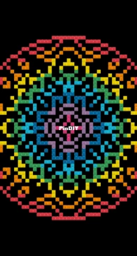 Cross Stitch Quest - Rainbow Mandala - Free