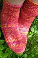 Socks with lace