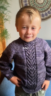 Tuff City Knit - K Day Sweater by Erin Kostashuk