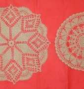 Two small doilies