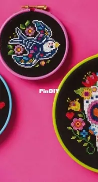 Day of the Dead by Cheryl McKinnon of Tiny Modernist from Cross Stitch Crazy 246 PCS + XSD